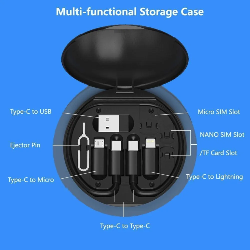 5-in-1 60W Fast Charging Data Cable Set All in One Compatible with All Devices - Image 4