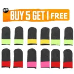 Buy 5Pair Get 1 Pair Free Gaming Finger Sleeves for PUBG & Free Fire Anti Sweat Thumb Gloves
