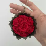 Handmade Roses Keychain