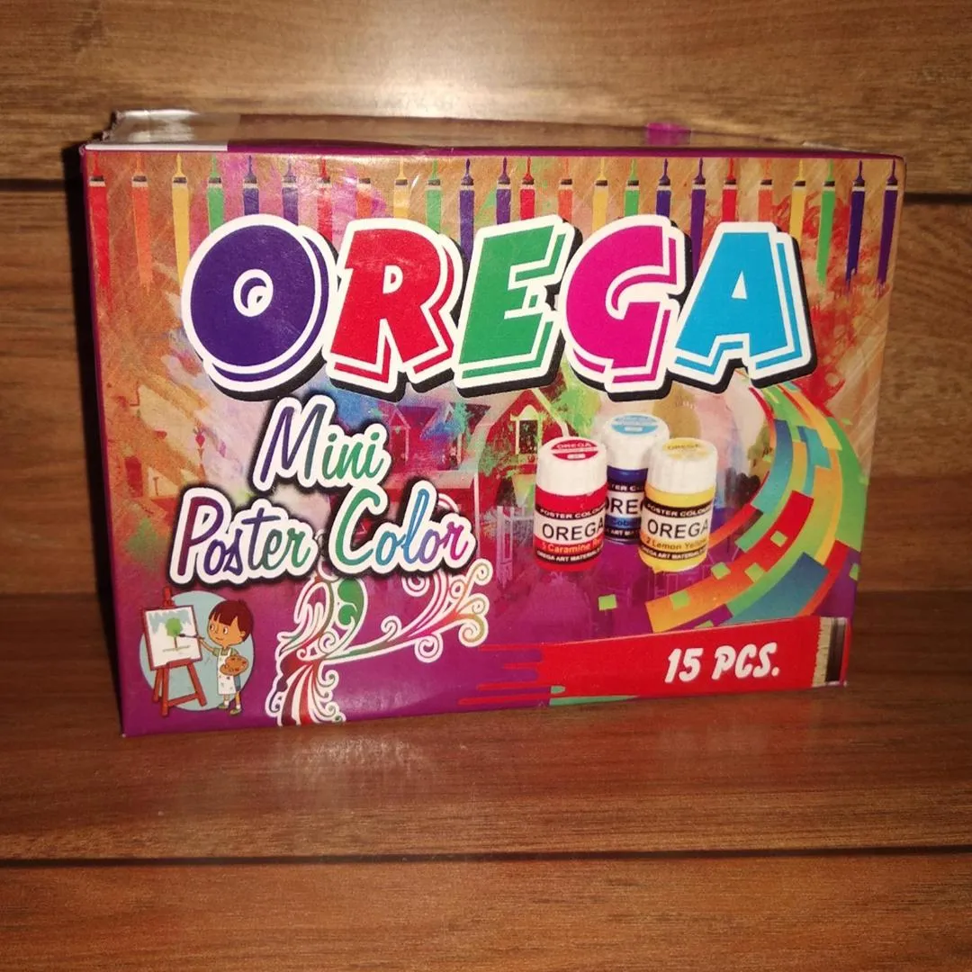 Pack of 3 Poster Color Box - 3 Packet of 15 Mini Poster Color Bottles Multicolor - Art# M247-OrePC15-3 Box-0003 - Image 4