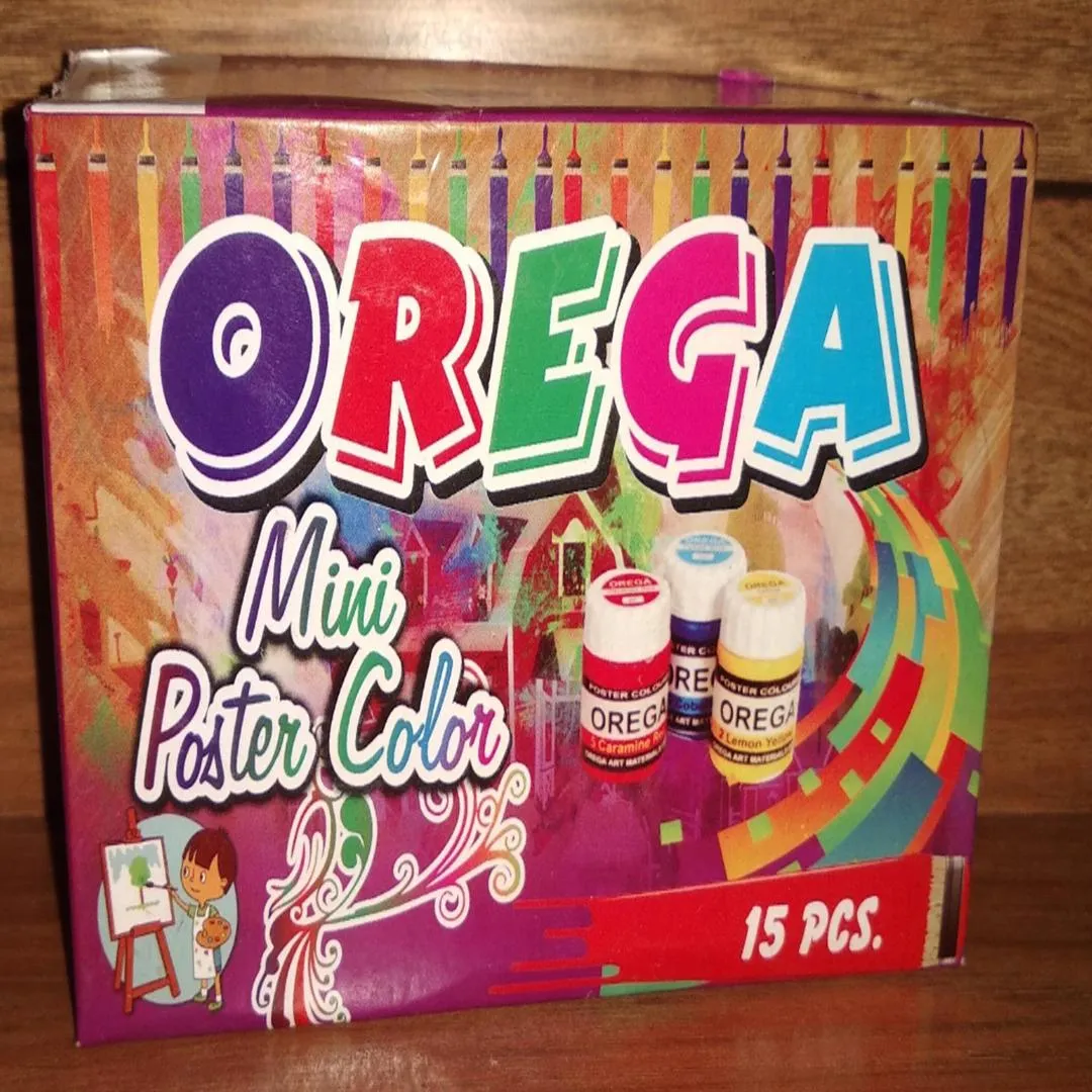 Pack of 3 Poster Color Box - 3 Packet of 15 Mini Poster Color Bottles Multicolor - Art# M247-OrePC15-3 Box-0003 - Image 6