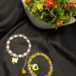 Beaded Charm Bracelets – Butterfly & Heart