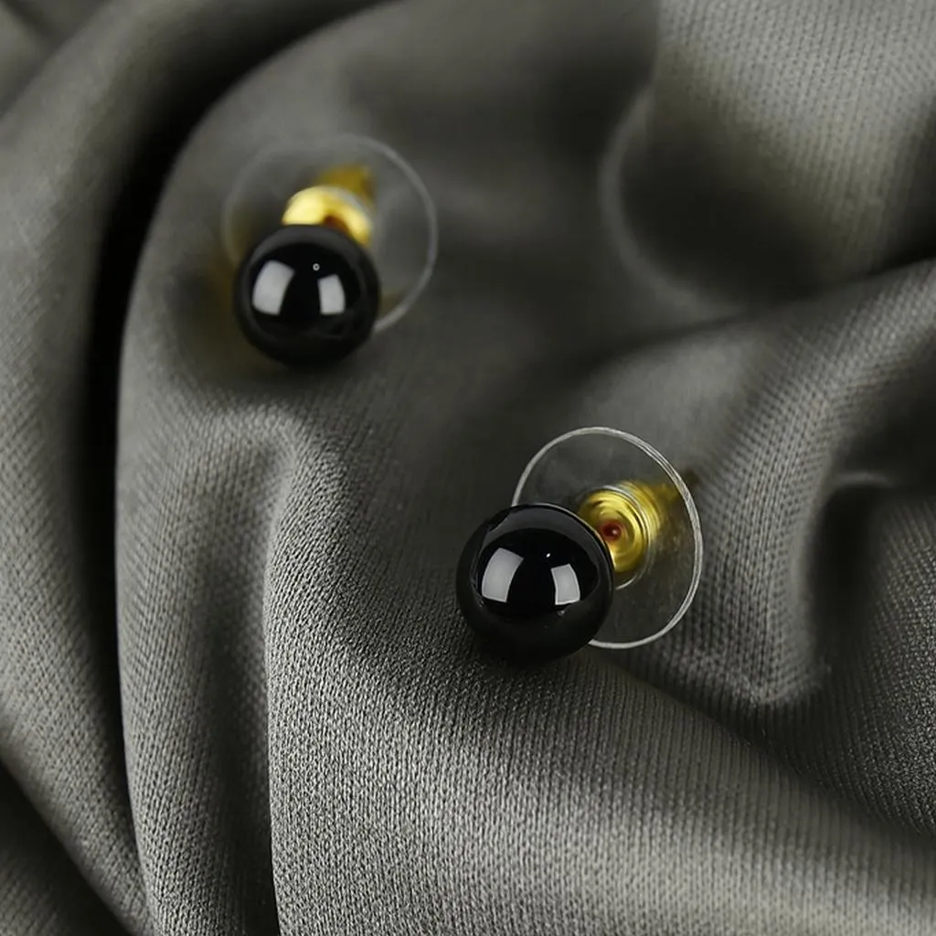 Modern Design Silver Plated Studs - Image 3