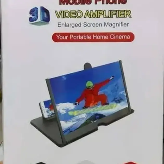 Mobile Phone Video Amplifier 12-Inch 3D Screen Magnifier for All Smartphones