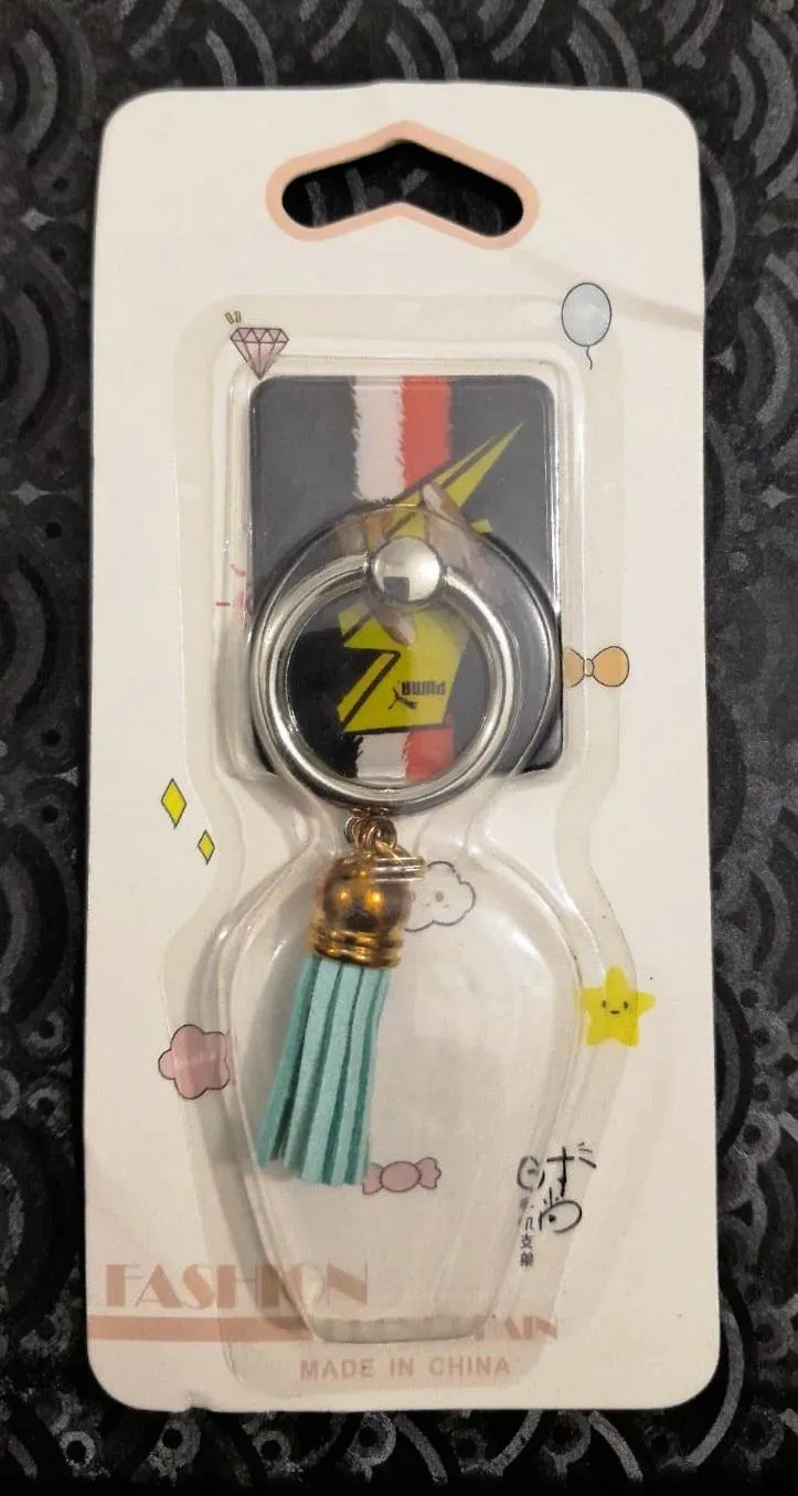 360° Rotating Round Phone Ring Holder with Stylish Tassel Stylish accessory for your Mobile Phone - Image 4