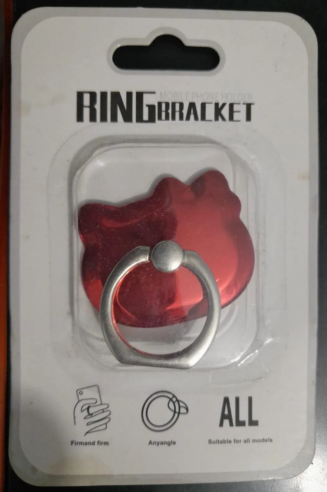 Cute Kitty Style 360° Phone Ring Bracket Stylish and Secure Mobile Grip Holder