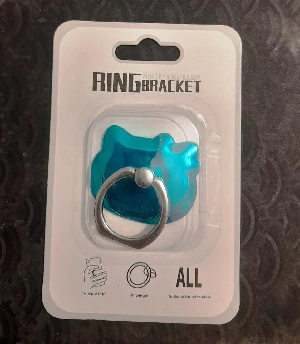 Cute Kitty Style 360° Phone Ring Bracket Stylish and Secure Mobile Grip Holder - Image 4