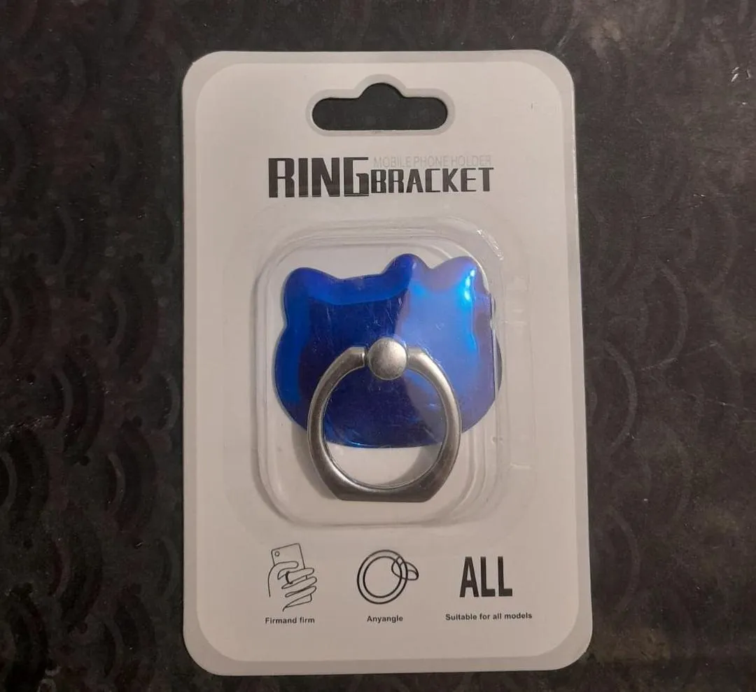 Cute Kitty Style 360° Phone Ring Bracket Stylish and Secure Mobile Grip Holder - Image 5