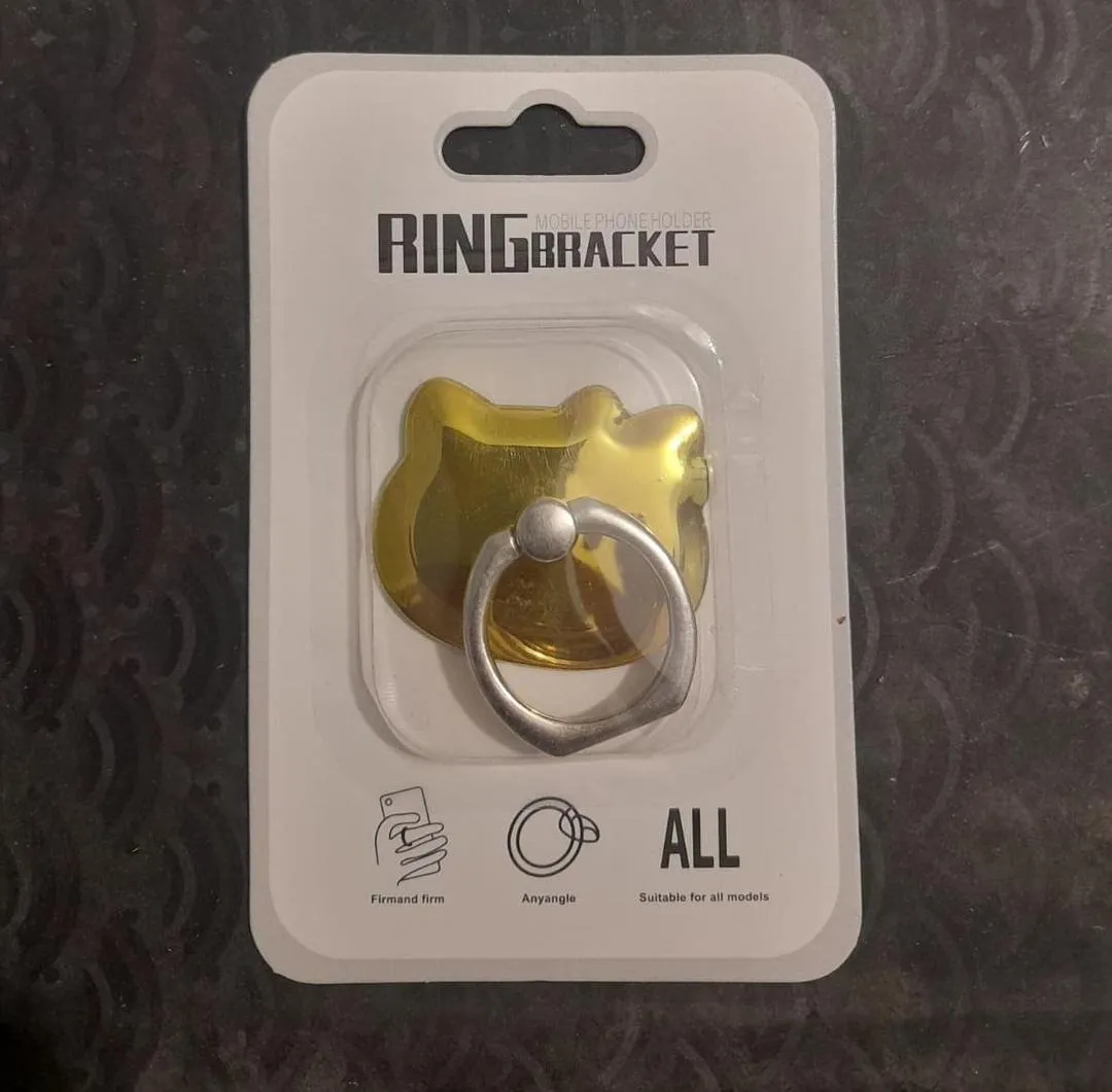 Cute Kitty Style 360° Phone Ring Bracket Stylish and Secure Mobile Grip Holder - Image 6