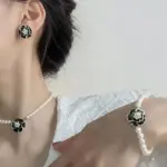 Elegant flower korean Necklace Set ZIJ-904