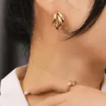 Elegant Three layers Korean Hoop Earrings KGE-906