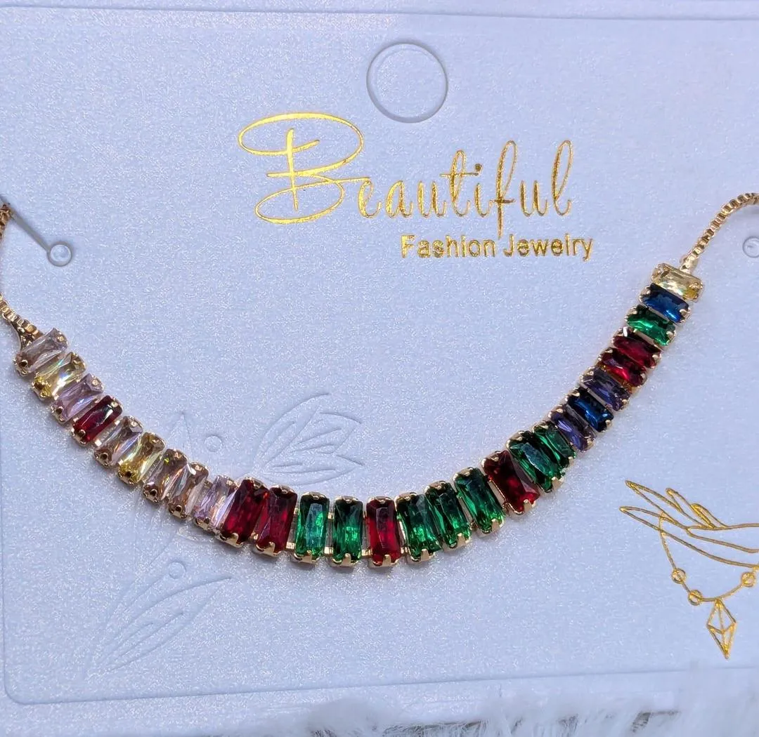 1 Pc Pearl Stone Gemstone Plain Bangle - Image 2