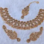 Leaf Design Zircon Artificial Set