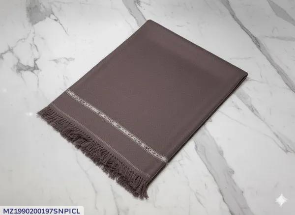 1 Pc Men's Wool Plain Shawl - Image 11