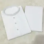 2 Pcs Men’s Stitched Wash And Wear Plain Kurta Pajama