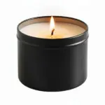 Scented candles Black Tin pack of 2 with Different Fragrance