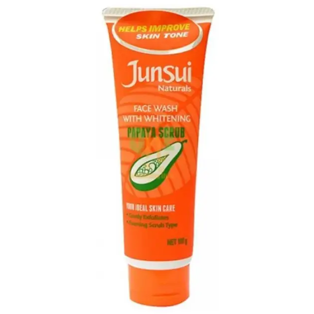 Junsui Papaya Scrub Face Wash - 100g