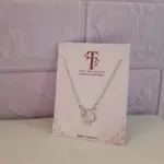 Ring Shaped Silver Plated Artificial Stones Pendant