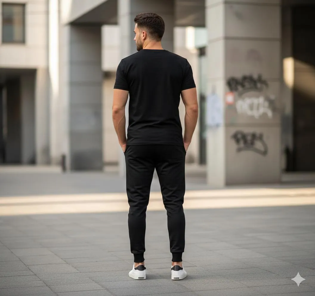 2 Pcs Men's Polyester Printed Track Suit - Image 3