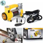 12V 150PSI 35LPM Cyclone Heavy Duty Air Compressor with Working Light Inflatables Portable Pump Motorbike, Cars, Bicycle, Football, Truck, Motorcycle, Inflatable Boat