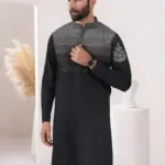 Men’s Unstitched Cotton Embroidered Suit