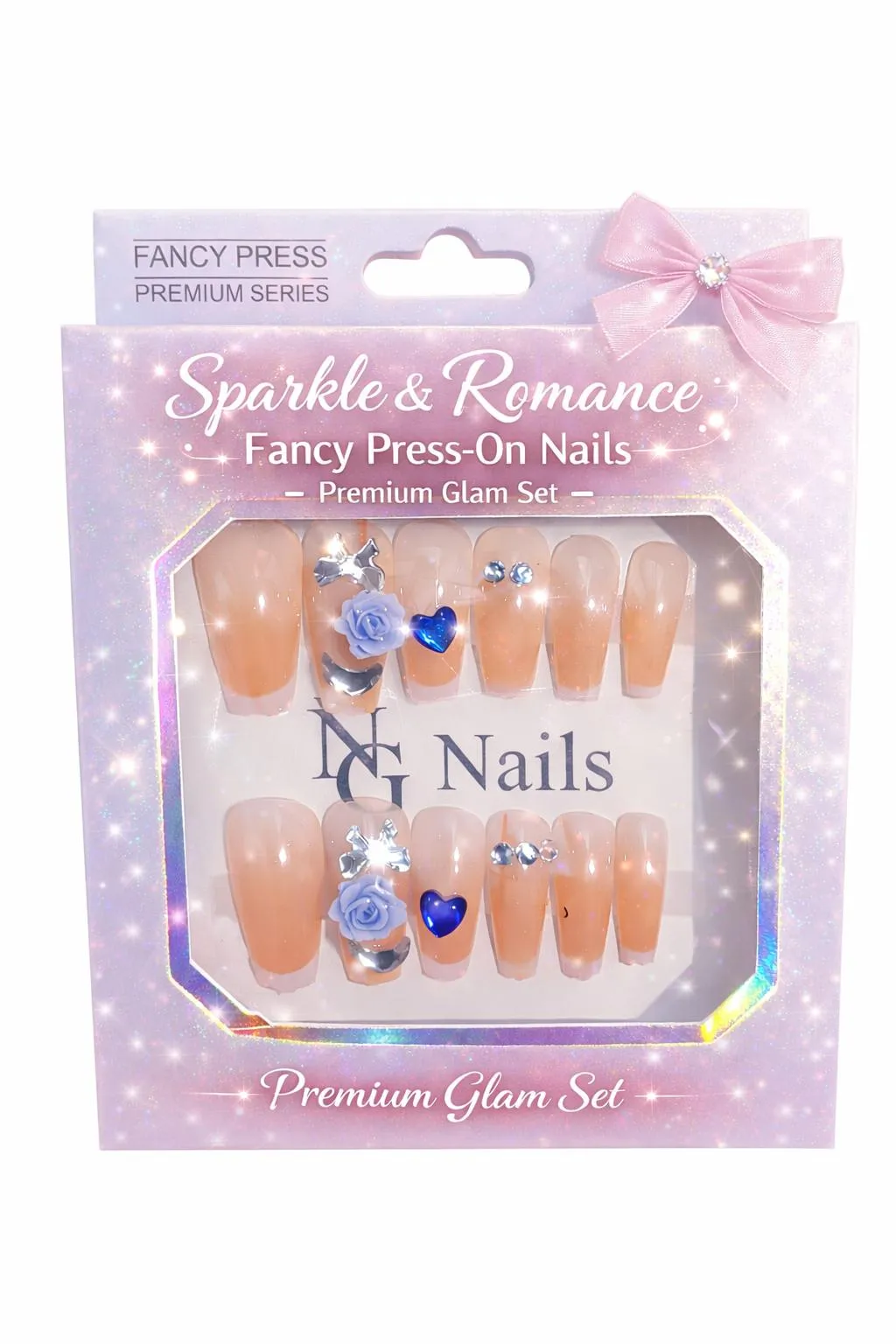 Peach Fake Nails - 1 Pcs with Smooth and Even Coverage for Flawless Manicures - Image 2