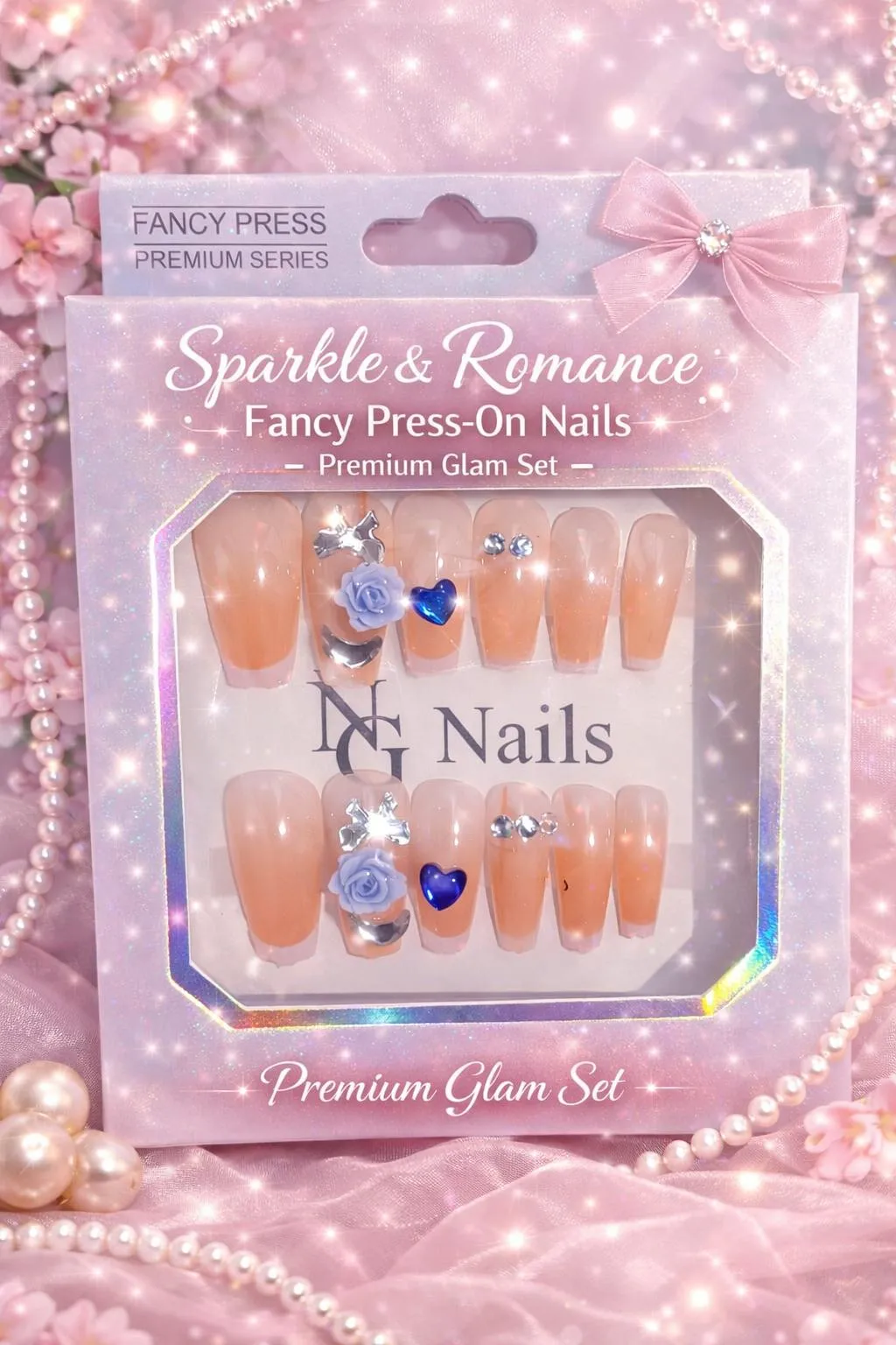 Peach Fake Nails - 1 Pcs with Smooth and Even Coverage for Flawless Manicures - Image 3