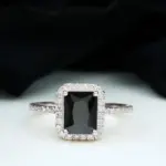 Charm Silver Plated Zircon Adjustable Ring