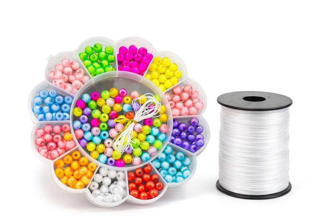 DIY Jewellery Beads with Elastic Thread Roll