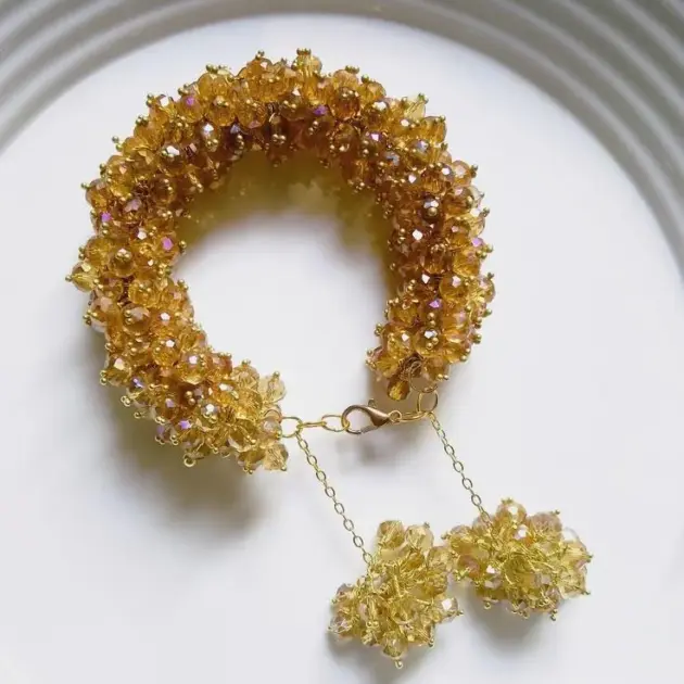 Handmade Indian Design Gajrey - 1 Pc Adjustable Jewelry