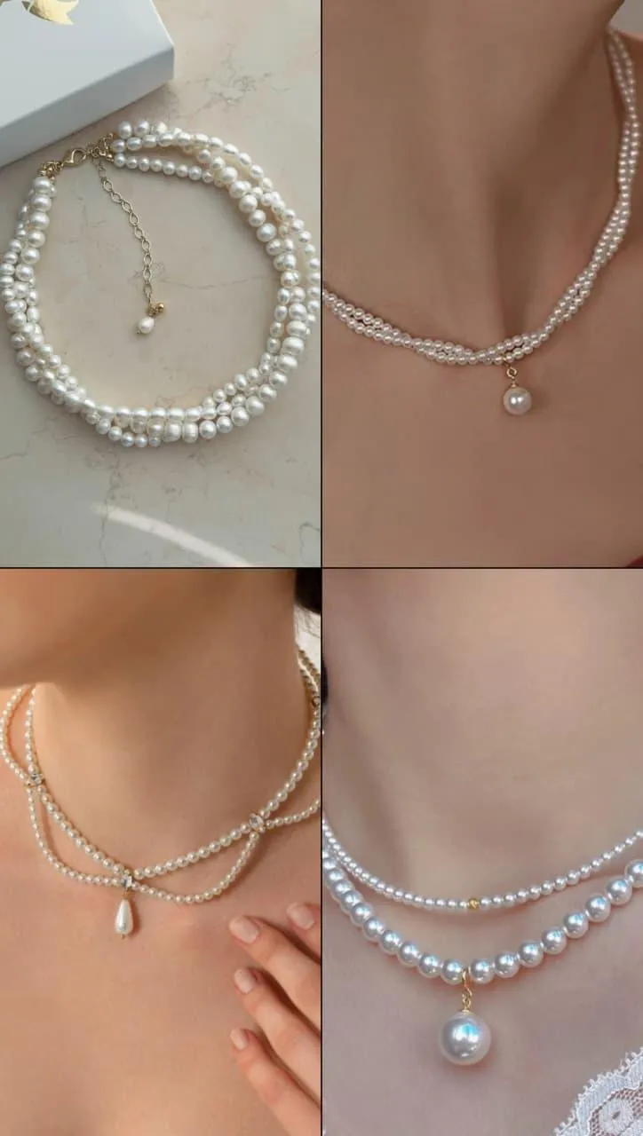 Pack Of 4 Pearl Necklace Deal Eid Special
