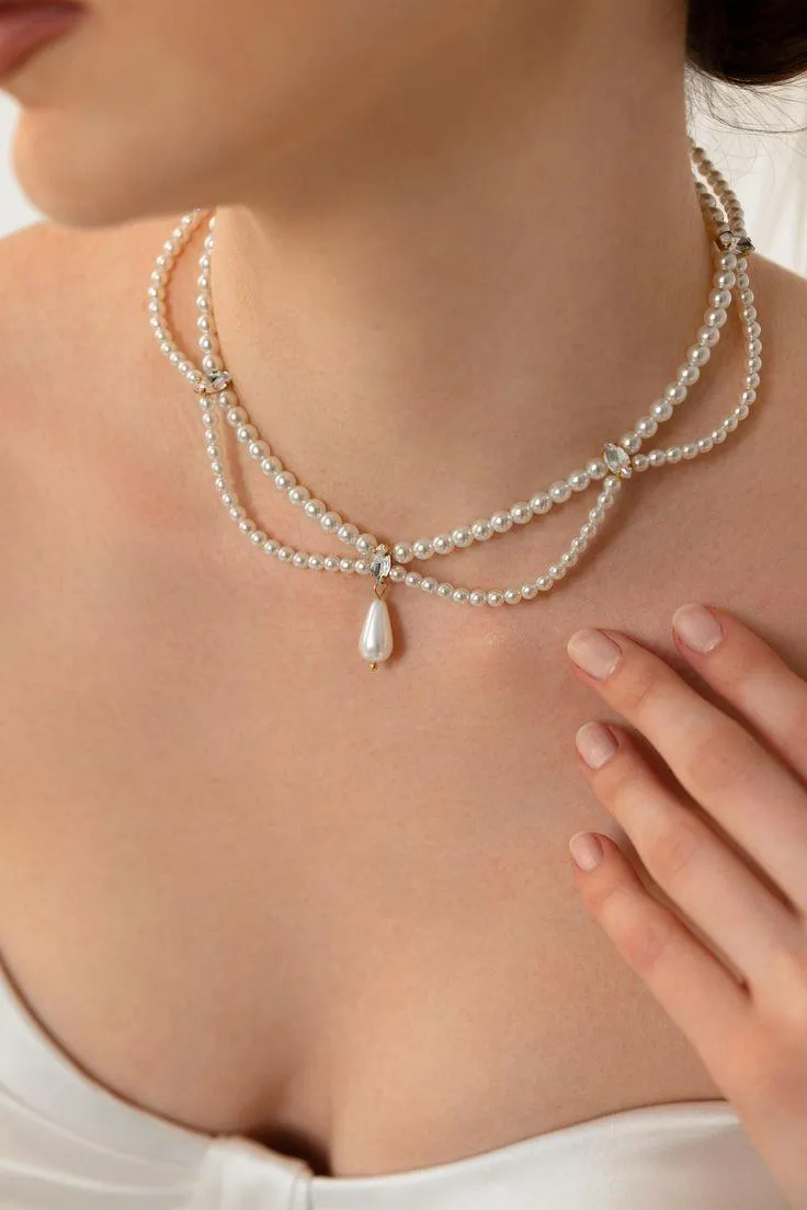 Pack Of 4 Pearl Necklace Deal Eid Special - Image 5