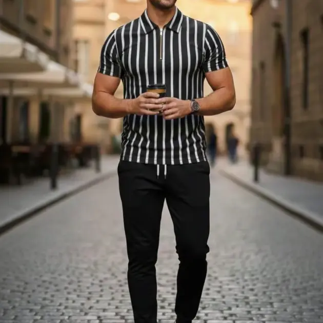 OLD MONY Jersey Texture Track Suit