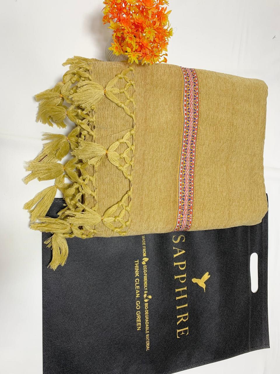 1 Pc Men's Velvet Shawl - Image 2