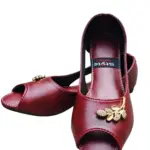 Women's Synthetic Leather Semi-Formal Sandals