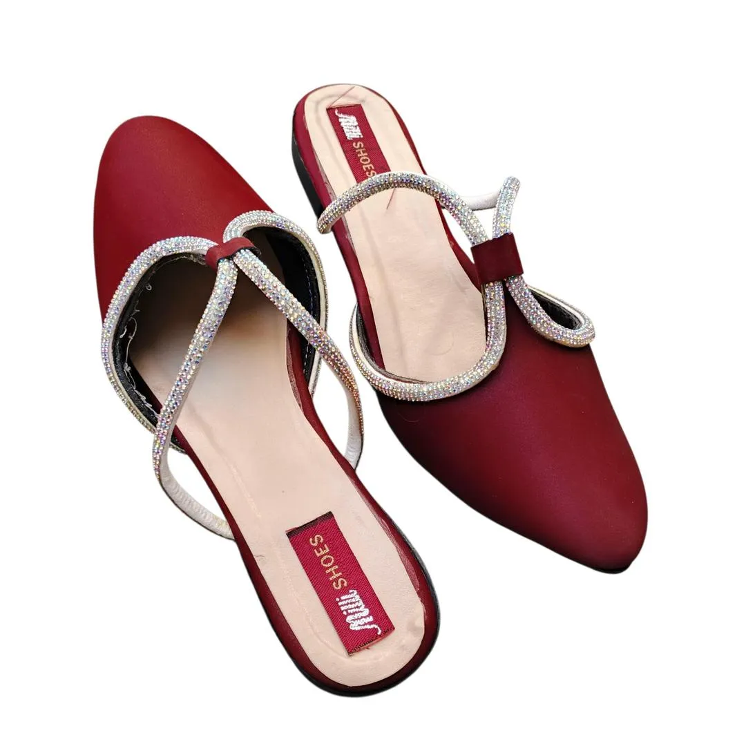 Women's Synthetic Leather Fancy Flats - Image 2