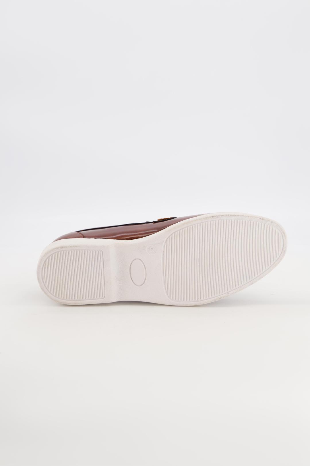 Men's Brown Leather Loafers - Fancy, Formal & Casual - 1 Pcs - Image 5