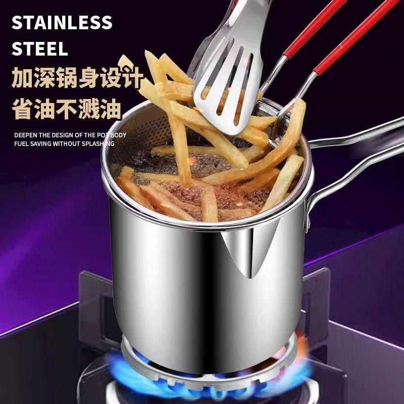 Stainless Steel Strainer Pot - 1 Pc, Easy to Clean Fries Strainer - Image 4