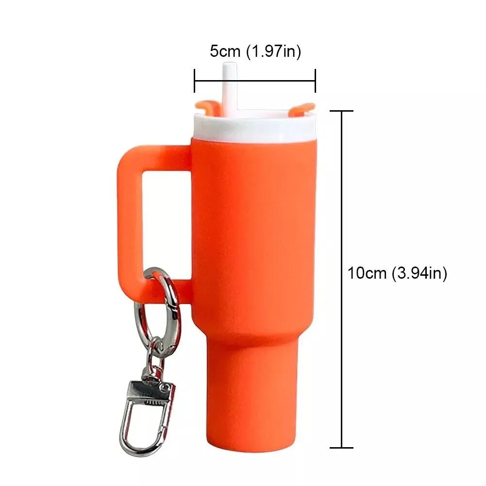 Vibrant 2 In 1 Tumbler Keychain Set - 10 Pcs Multicolor Fun Accessories - Image 4