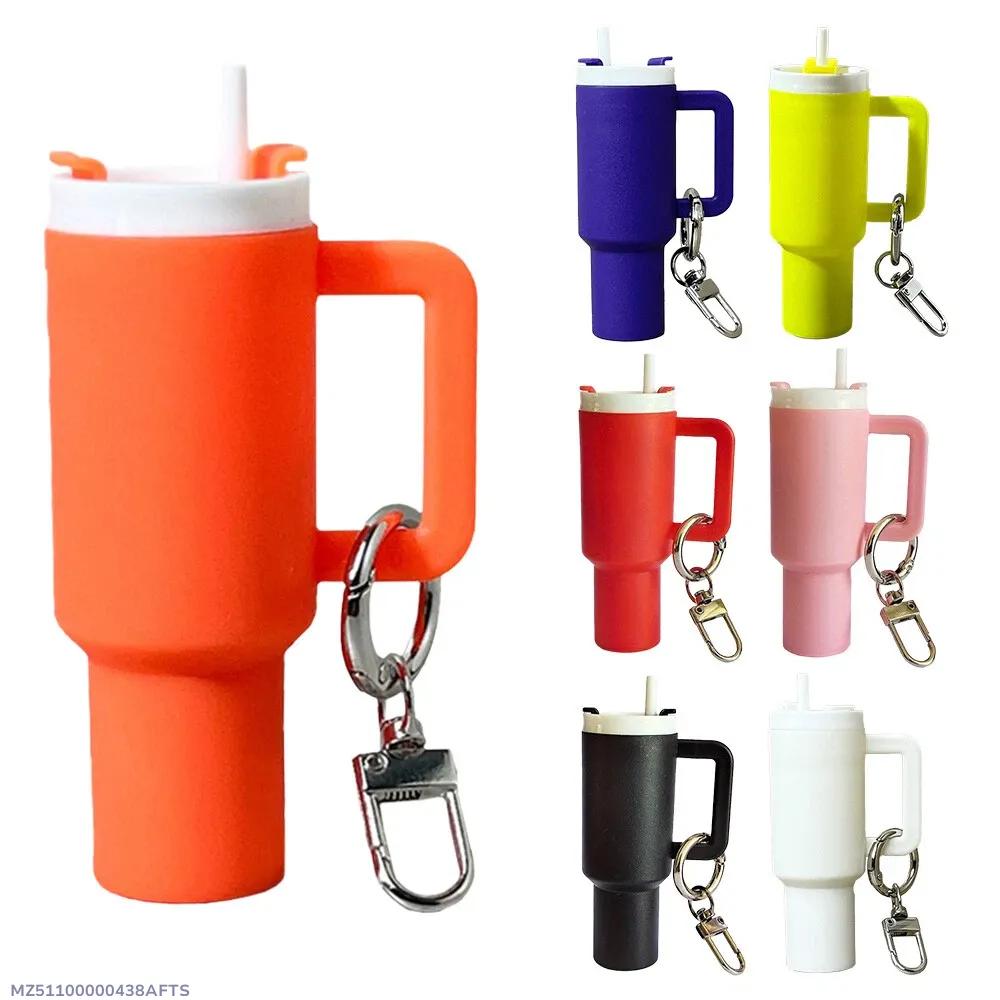 Vibrant 2 In 1 Tumbler Keychain Set - 10 Pcs Multicolor Fun Accessories - Image 8