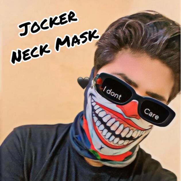 Soft Polyester Printed Neck Warmer - Unisex, 1 Pc