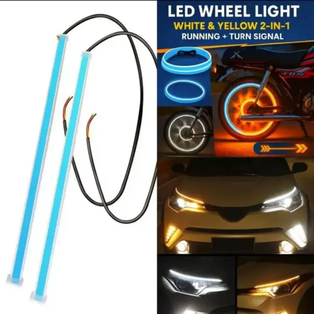 2 Pcs Bike\Car Strip Light