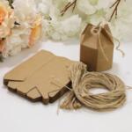 15 Pcs Kraft Card Candy Gift Boxes