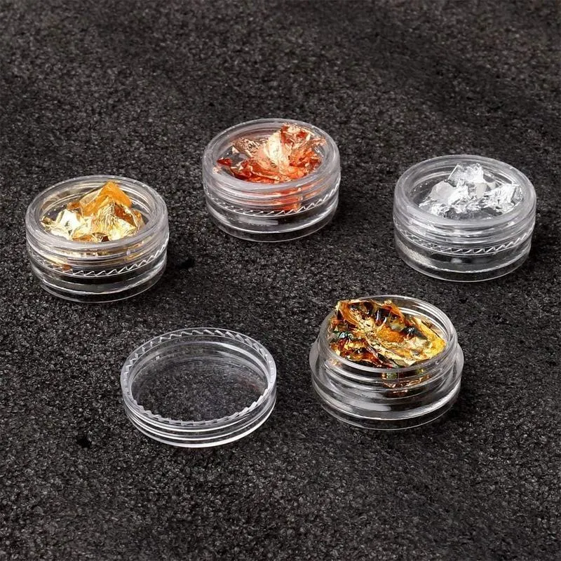 3 Colors Pack of 12 Foil Flakes Imitation Leaf Flakes - Image 4