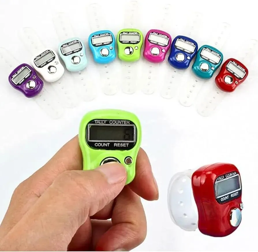 Pack of 3 Finger counter digital tasbeeh