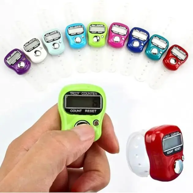 Pack of 3 Finger counter digital tasbeeh
