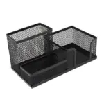 Metal Pen Stand Mesh Style Stationary Holder Desk Organizer