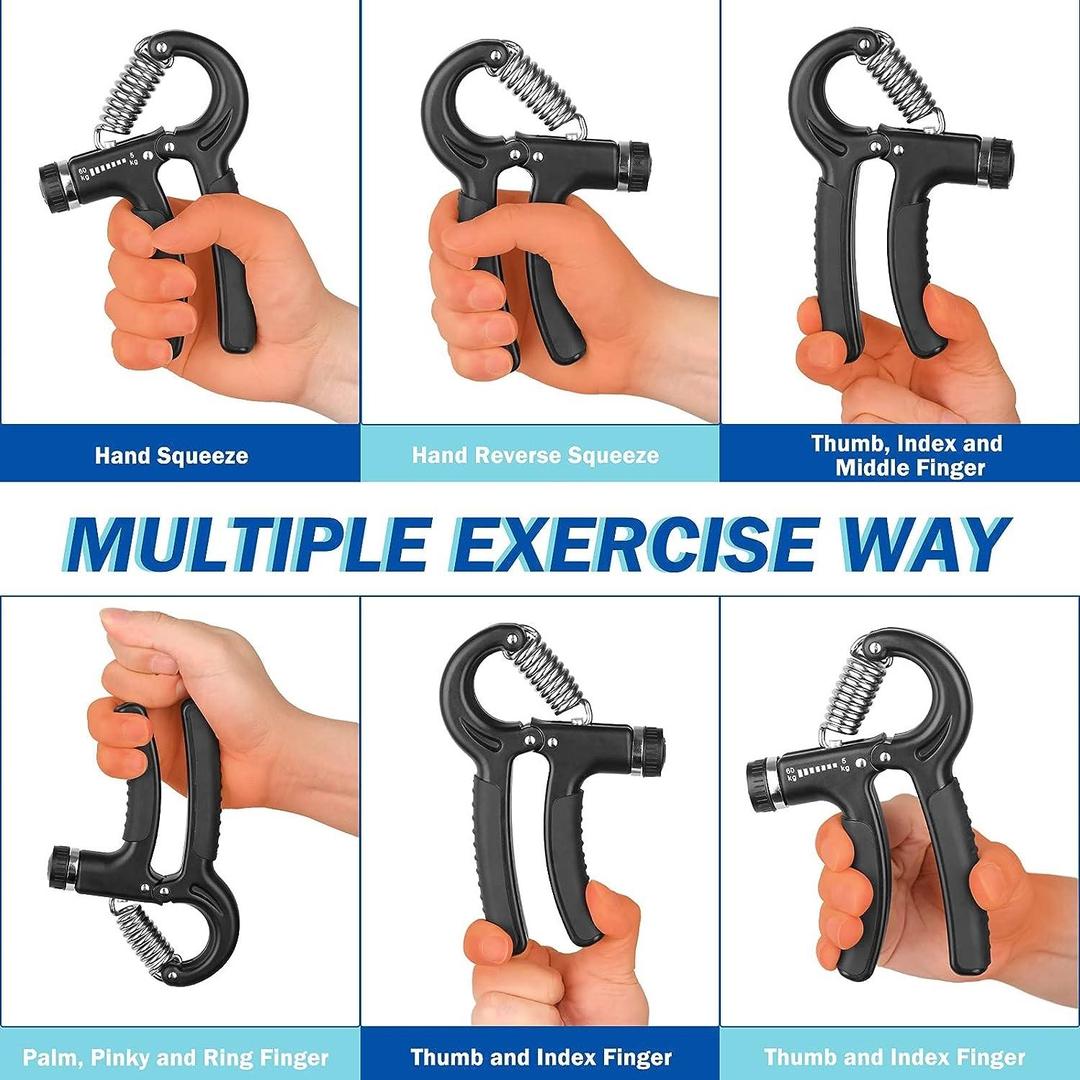 Adjustable Hand Grip Power Exerciser Forearm Wrist Strengthener Gripper 60-kg - Image 2