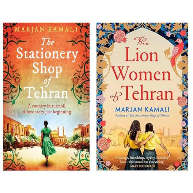 The Stationery Shop of Tehran Book by Marjan Kamali & The Lion Women Of Tehran by Marjan Kamali