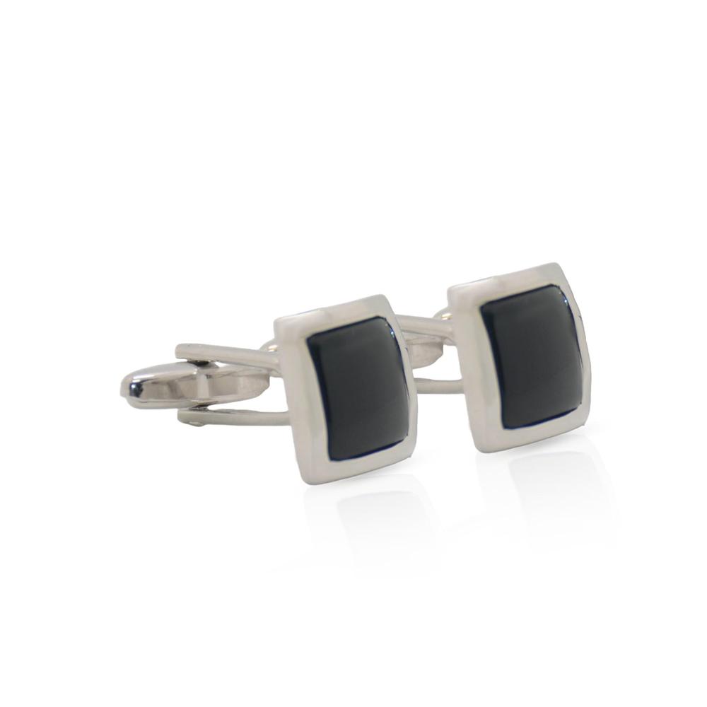 Cufflers Novelty Black Box Cufflinks - CU-2028, Black - Image 3